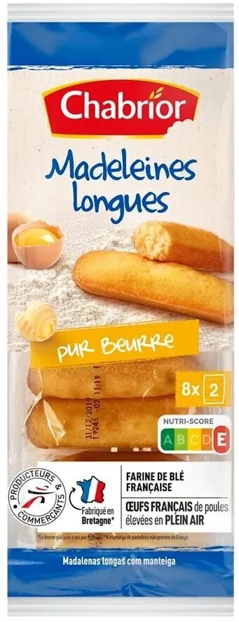 Madeleines longues Pur beurre