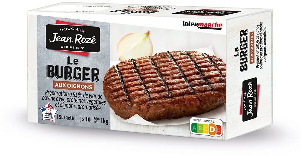 Le burger aux oignons jean rozé 1kg