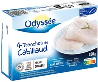 Cabillaud nature odyssée msc 400g