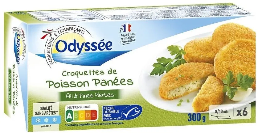 Croquettes ail et fines herbes msc 300g