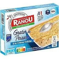 Gratin de poisson MSC à la crème fraîche RANOU 450g