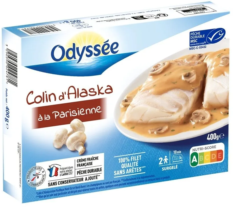 Colin d'Alaska à la parisienne MSC 450g