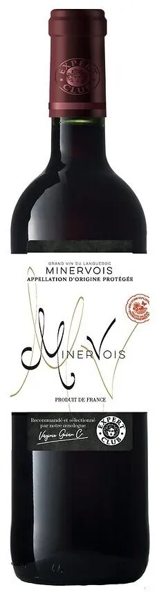 Aop minervois rouge hve 75 cl
