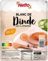 Blanc de dinde sup 4t 180g