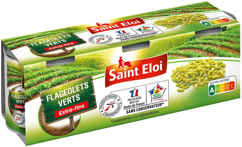 Flageolets verts extra fins - 3x1/4