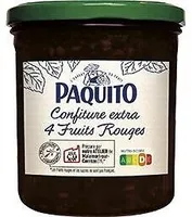 CONFITURE EXTRA 4 fruits rouges 50% fruits
