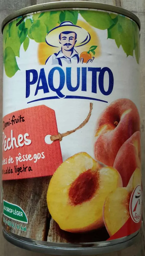 Demi-fruits Pêches au sirop léger