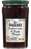 CONFITURE EXTRA 4 fruits rouges 50% fruits