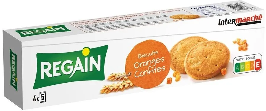 Biscuits hyperprotidiques aux morceaux d'oranges confits 150g