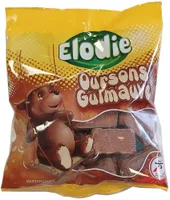 Oursons guimauve enrobes de chocolat au lait - 200g