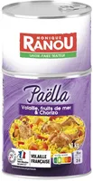 Paella Volaille Fruits de mer Chorizo 1000g