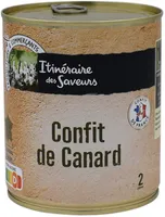 Confit de canard du sud-ouest 2 cuisses 765g