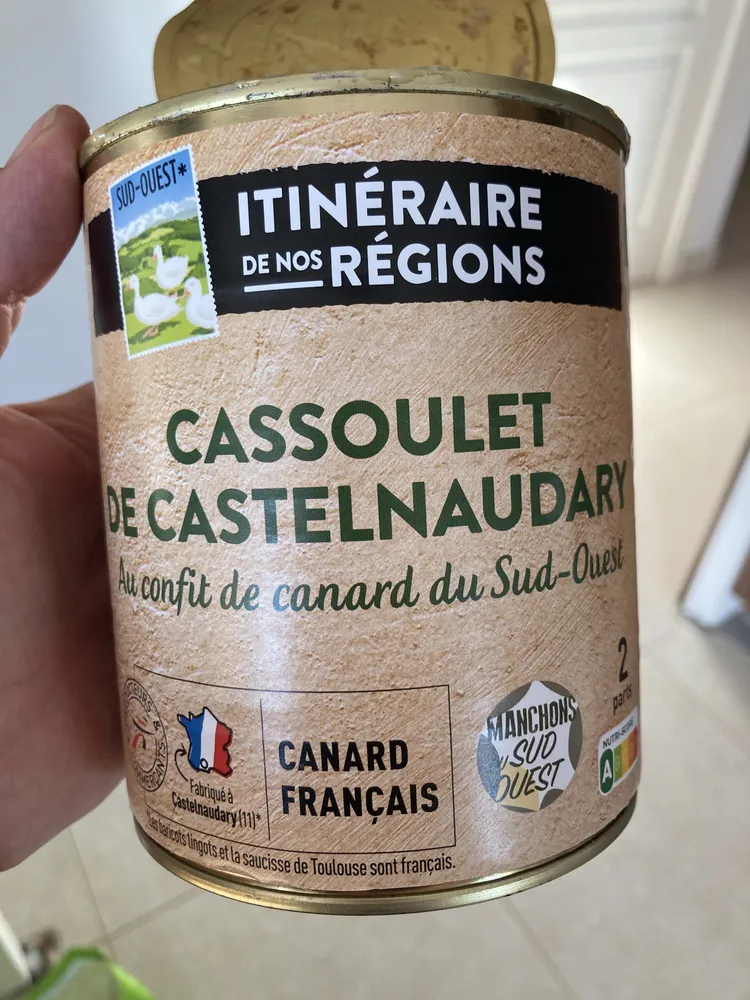 Cassoulet de castelnaudary au confit de canard