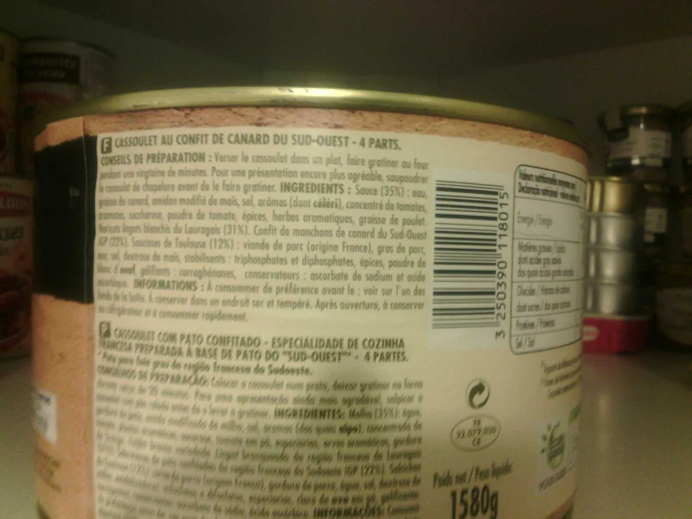 C.Q Cassoulet Confit CND