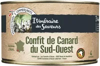 Confit de canard du sud-ouest 4/5 cuisses 1350g
