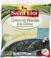 Epinards hachés à la crème