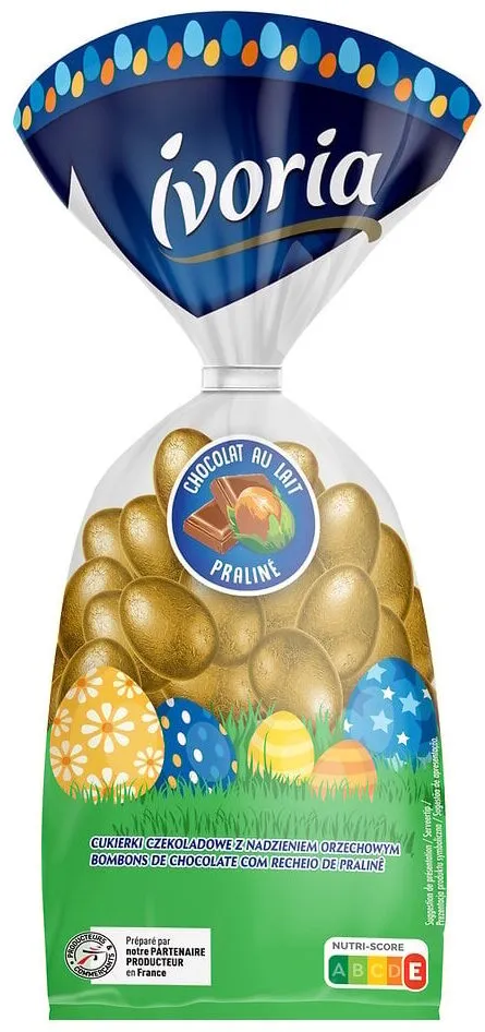 Sachet œufs praliné chocolat au lait - 250g