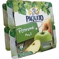 COUPELLES Compote de pommes allégée en sucres - 8 x 100 g