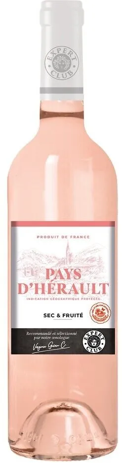Igp pays d'herault rose hve 75 cl