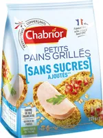 Petits pains grillés au blé complet sans sucres ajoutés