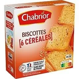 Biscottes aux 6 céréales x36