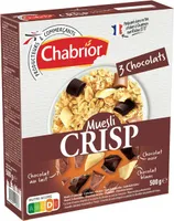 Muesli crisp 3 chocolats