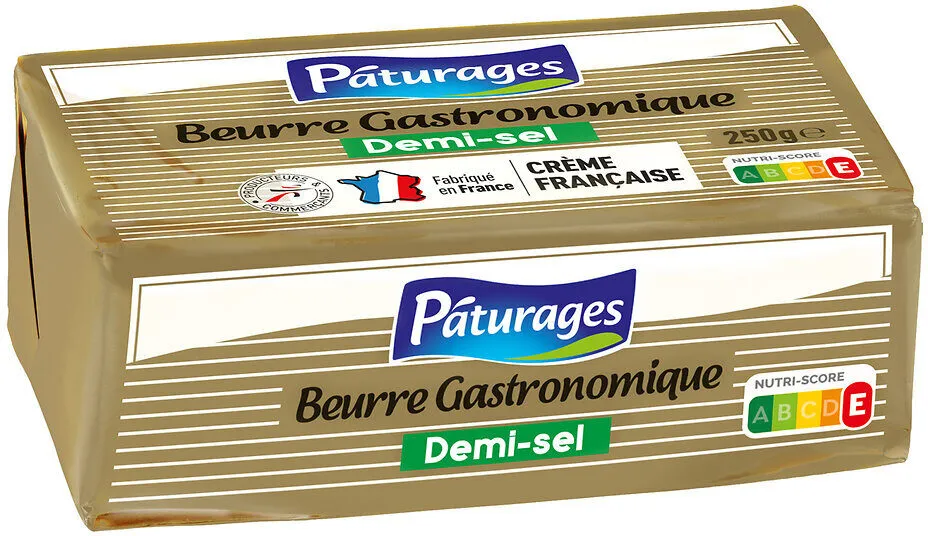 Beurre gastro 1/2 sel pq 250g