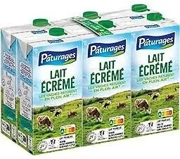 Lait uht ecreme bq pack 6x1l