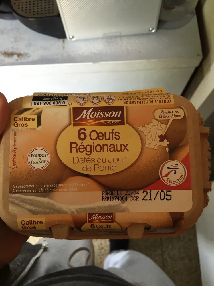 6 Œufs Régionaux