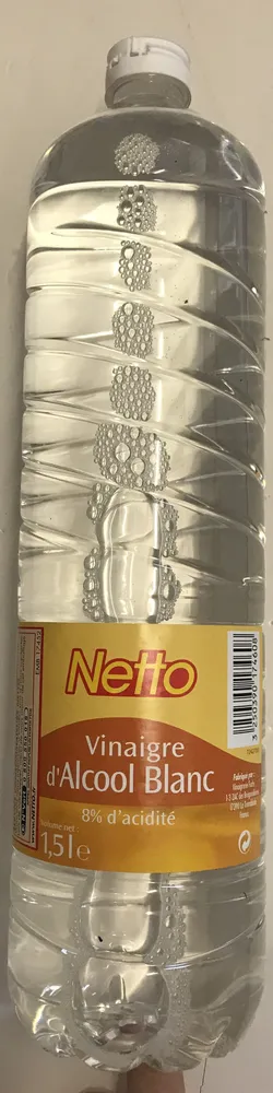 Vinaigre d'alcool blanc (8% d'acidité)