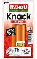 Knacks porc x4 140g