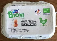 Oeufs frais x6