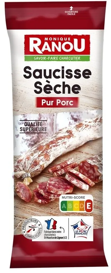LS Saucisse La courbe - La saucisse sèche 300g