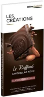 Tablette dégustation chocolat noir aux éclats de fèves de cacao - 100g