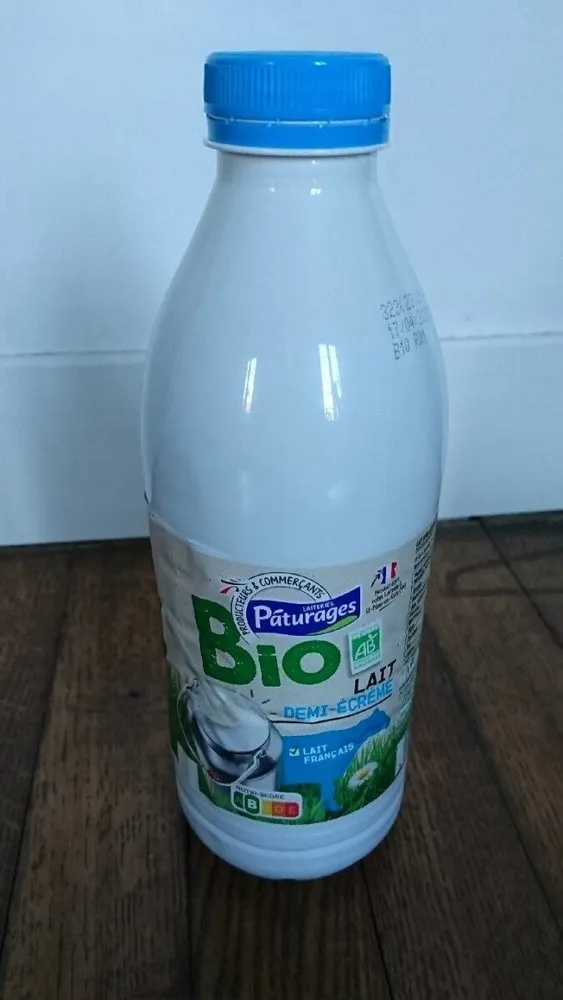 Lait Bio demi-écrémé