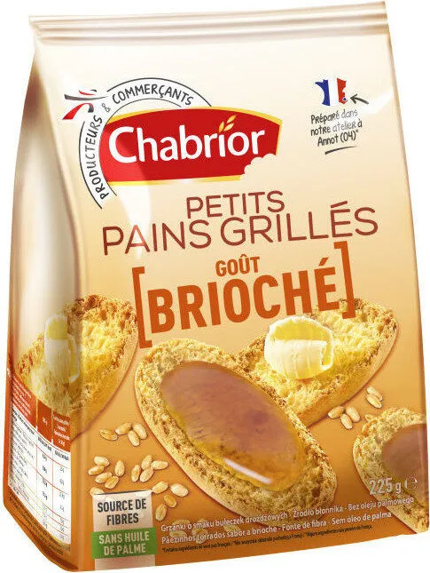 Petits pains grillés goût brioché
