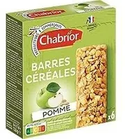 Barres céréalières à la pomme x6 - 125 g