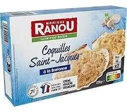 2 coquilles à la bretonne 220g