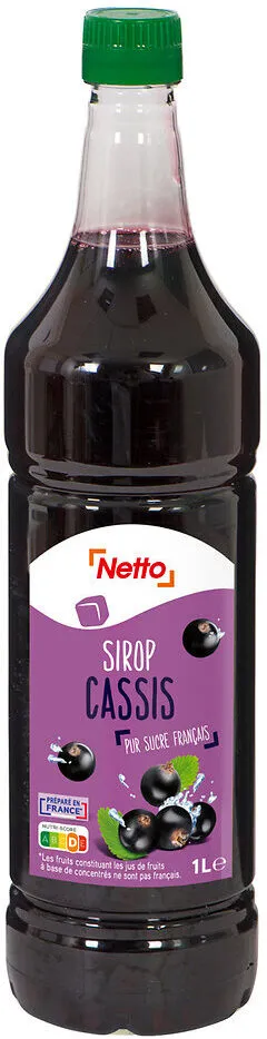Sirop Cassis PET 1L