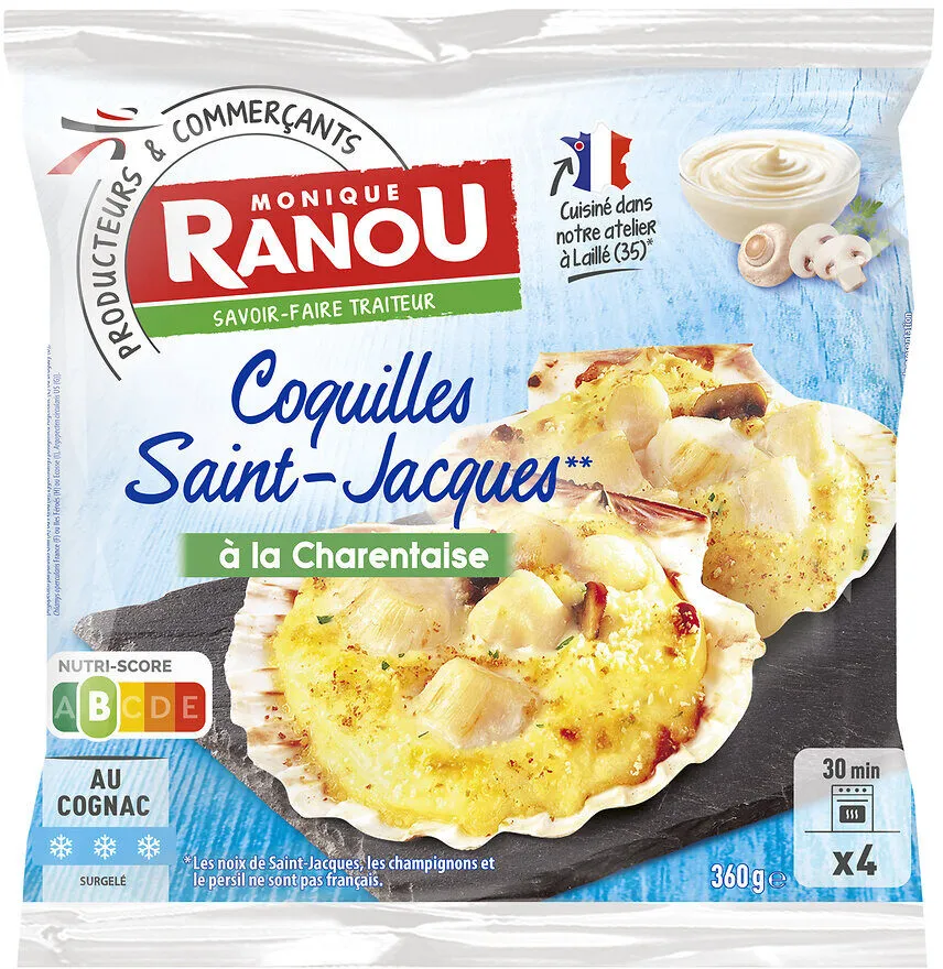 Coquilles à la charentaise 360g