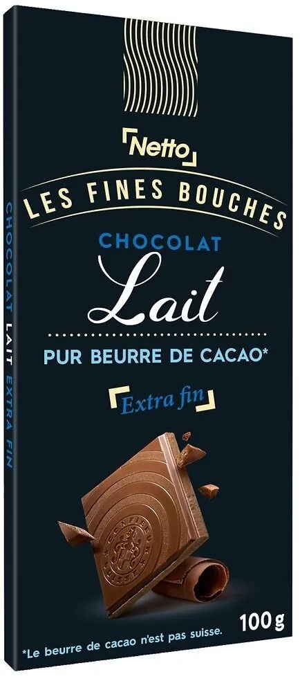 Tablette dégustation Chocolat au lait - 100g