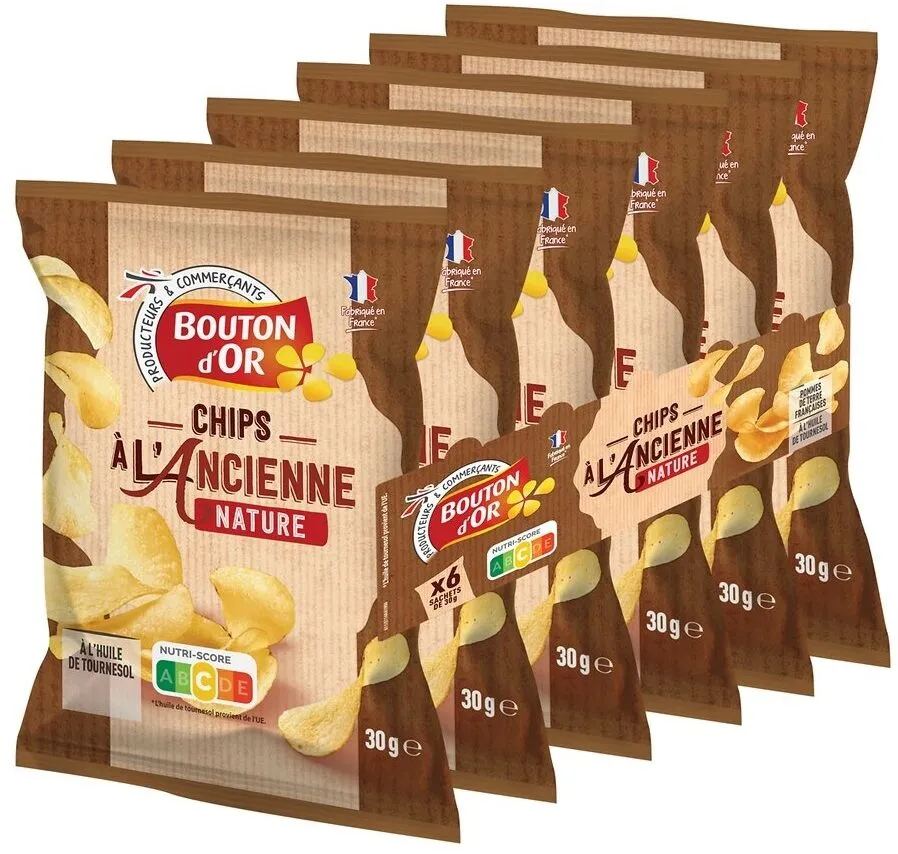 Chips à l'ancienne - 6x30 g