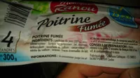 POITRINE FUMEE 4T 300G RANOU - Massif TRAD