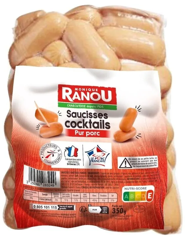 Saucisse cocktail sous vide 350g