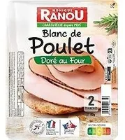 Blanc de poulet sup dore au four 2tr 80g