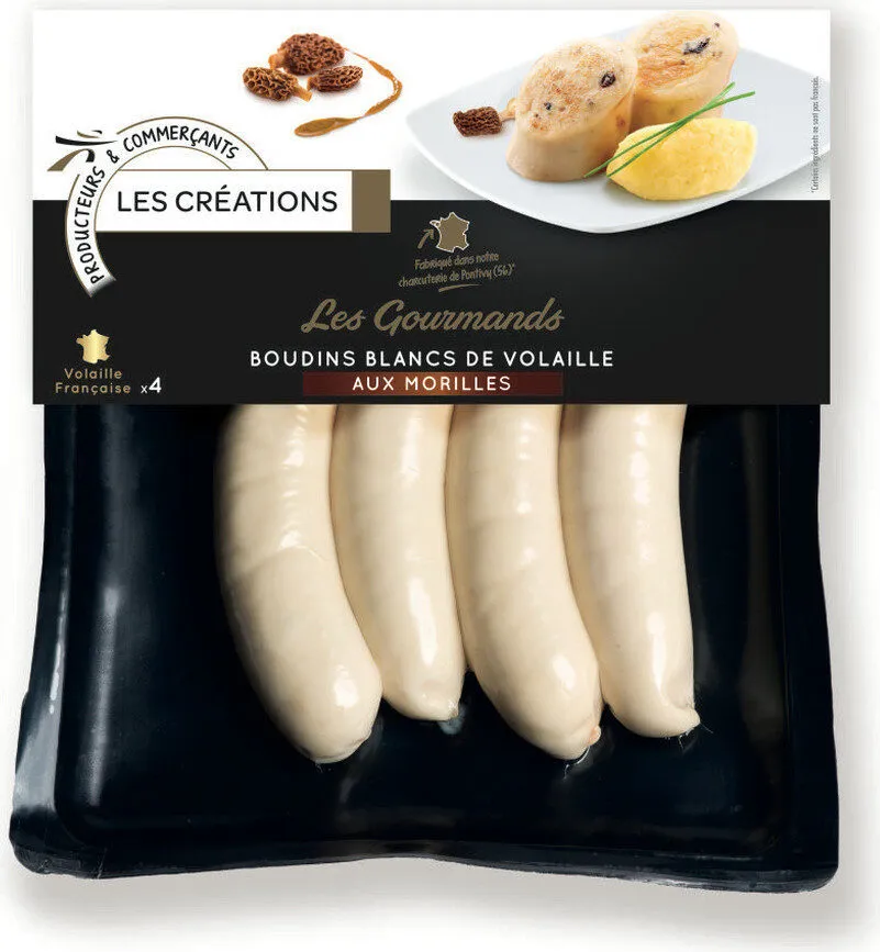 Boudin blanc volaille aux morilles x4