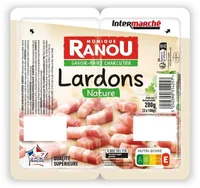 Lardons nature 2x100g