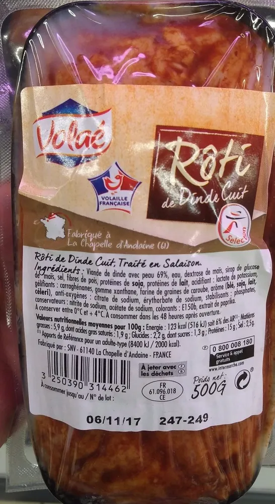 Rôti cuit de dindonneau