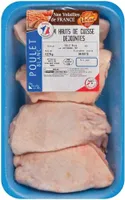 HAUTS DE CUISSE DEJOINTES DE POULET BLANC - 600g ENV