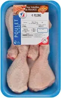 4 pilons de poulet blanc - 400g environ
